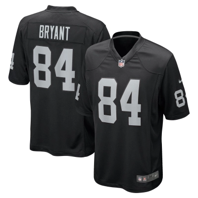 Men's Las Vegas Raiders Harrison Bryant Black Team Game Jersey 01