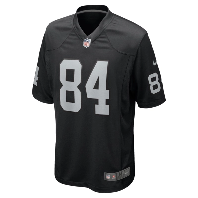 Men's Las Vegas Raiders Harrison Bryant Black Team Game Jersey 02