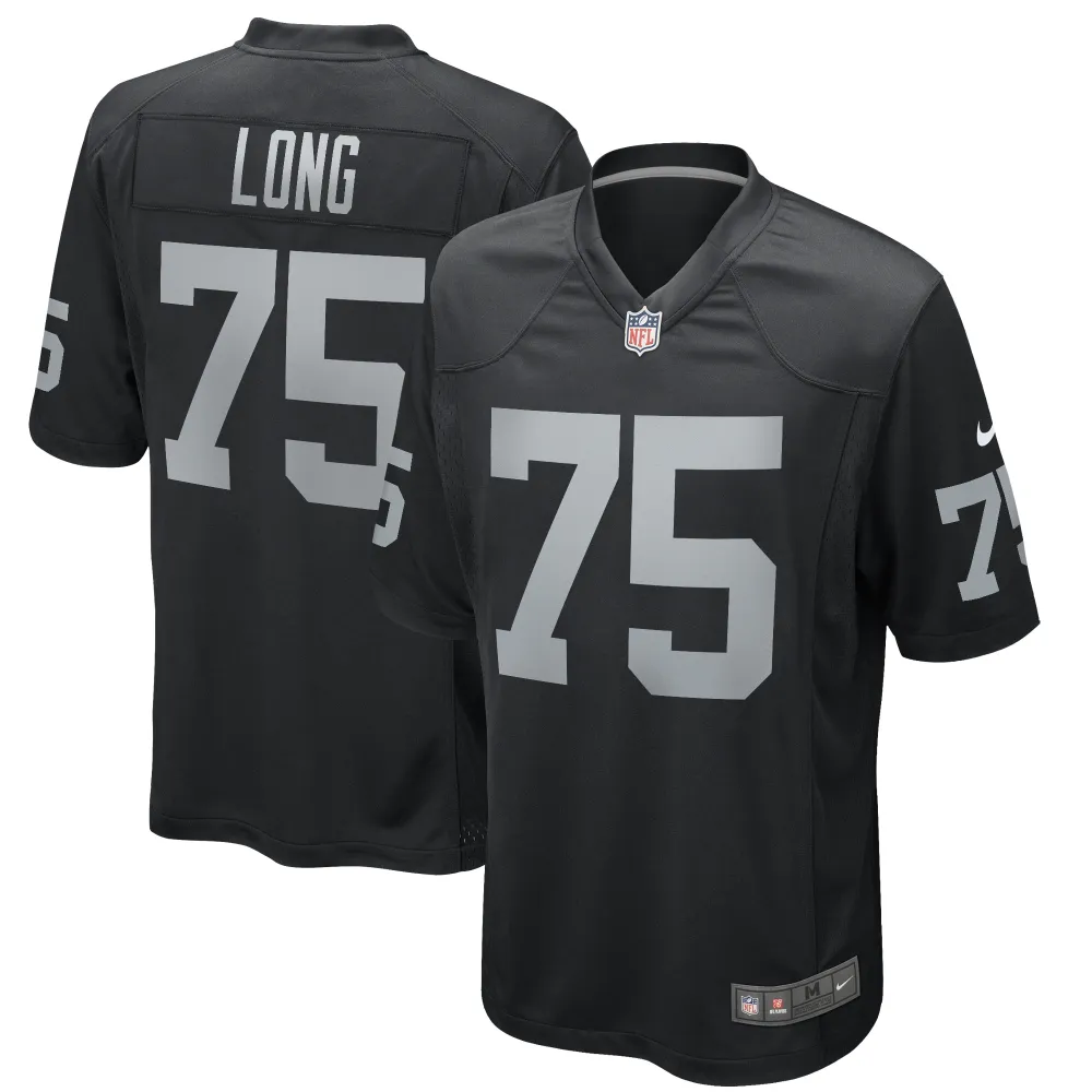 Men's Las Vegas Raiders Howie Long Black Game Retired Player Jersey