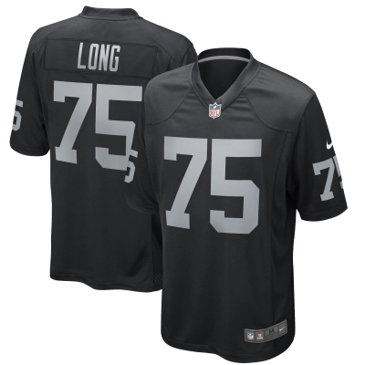 Men's Las Vegas Raiders Howie Long Black Game Retired Player Jersey 01