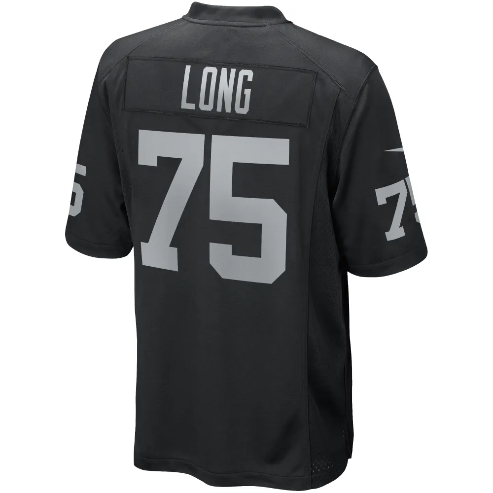 Men's Las Vegas Raiders Howie Long Black Game Retired Player Jersey