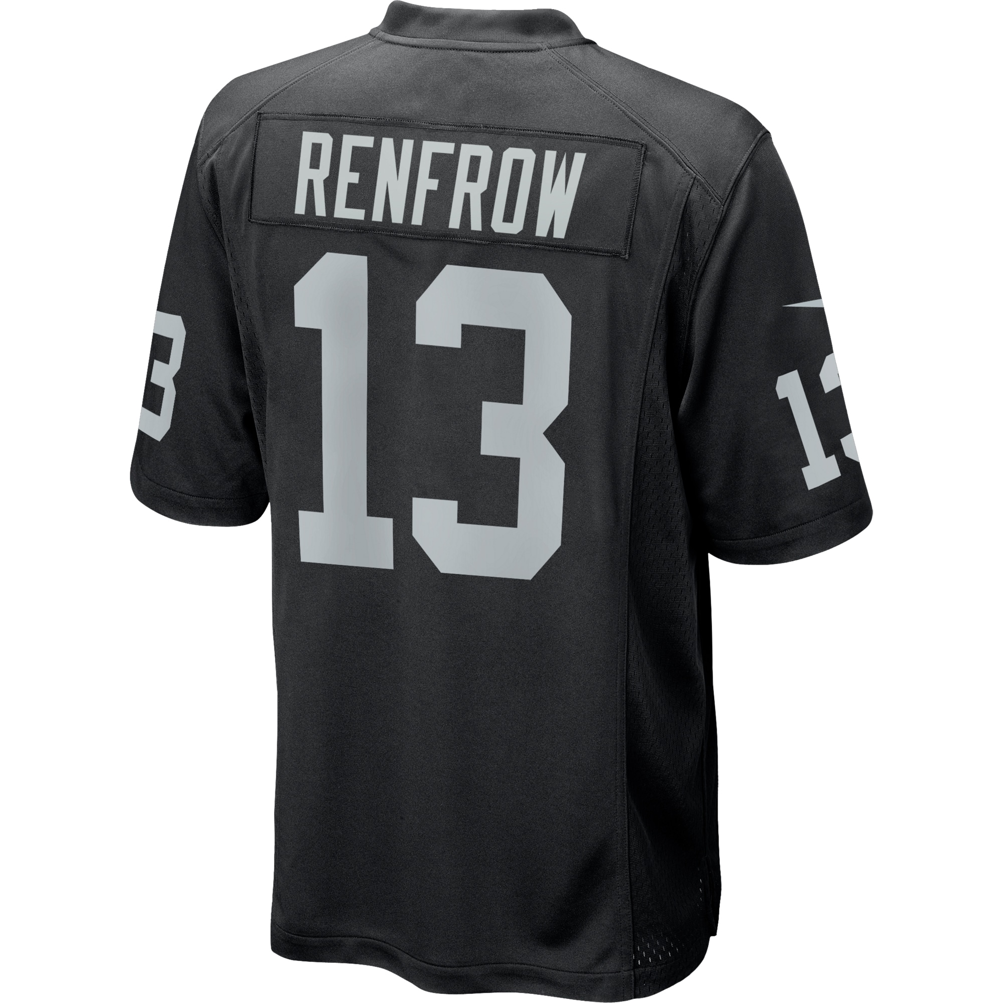 Men's Las Vegas Raiders Hunter Renfrow Black Game Player Jersey