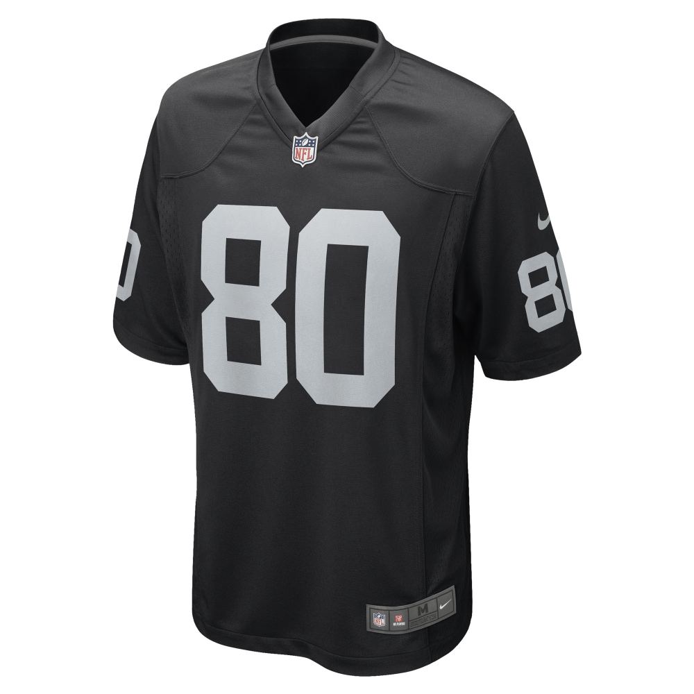 Men's Las Vegas Raiders Jesper Horsted Black Game Player Jersey