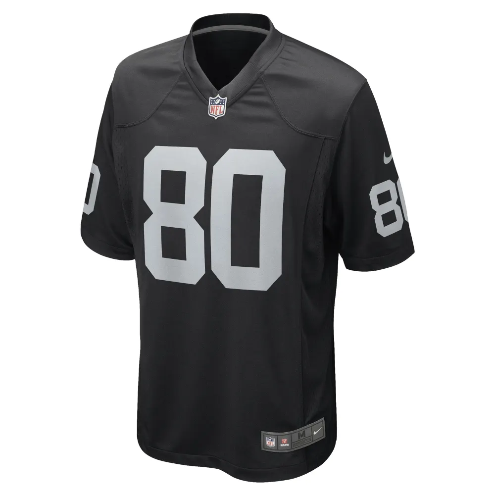 Men's Las Vegas Raiders Jesper Horsted Black Game Player Jersey