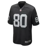Men's Las Vegas Raiders Jesper Horsted Black Game Player Jersey