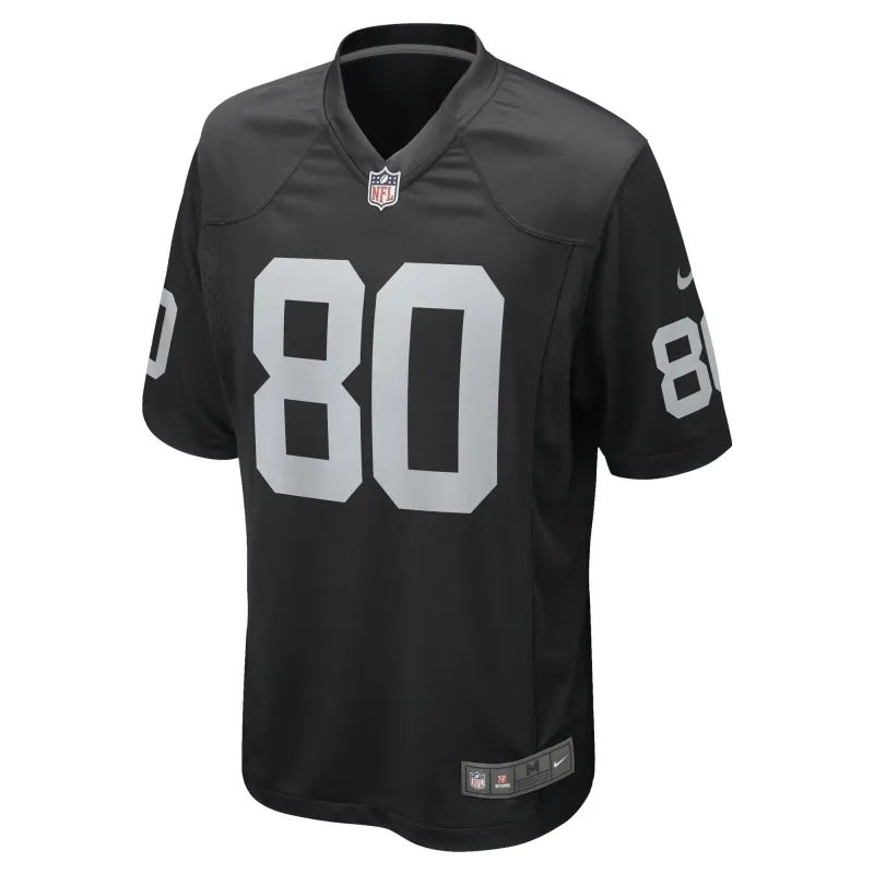 Men's Las Vegas Raiders Jesper Horsted Black Game Player Jersey
