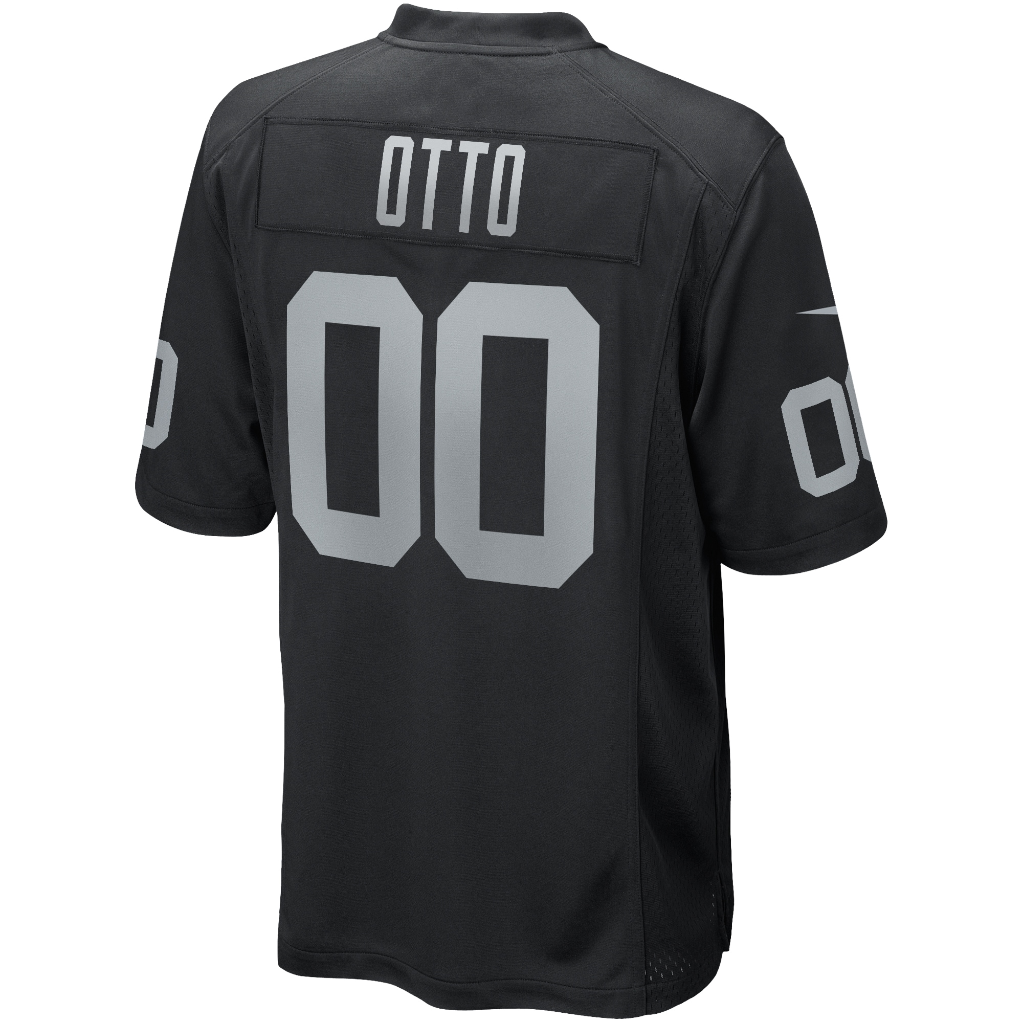 Men's Las Vegas Raiders Jim Otto Black Game Retired Player Jersey