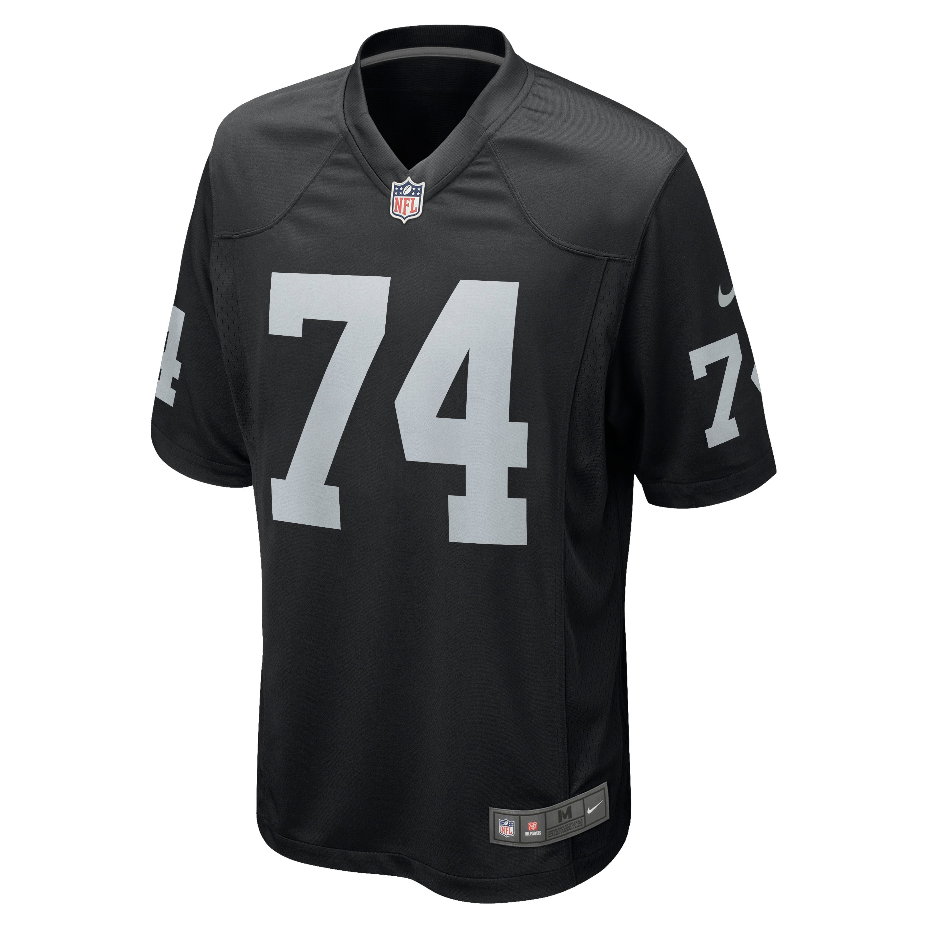 Men's Las Vegas Raiders Kolton Miller Black Game Jersey