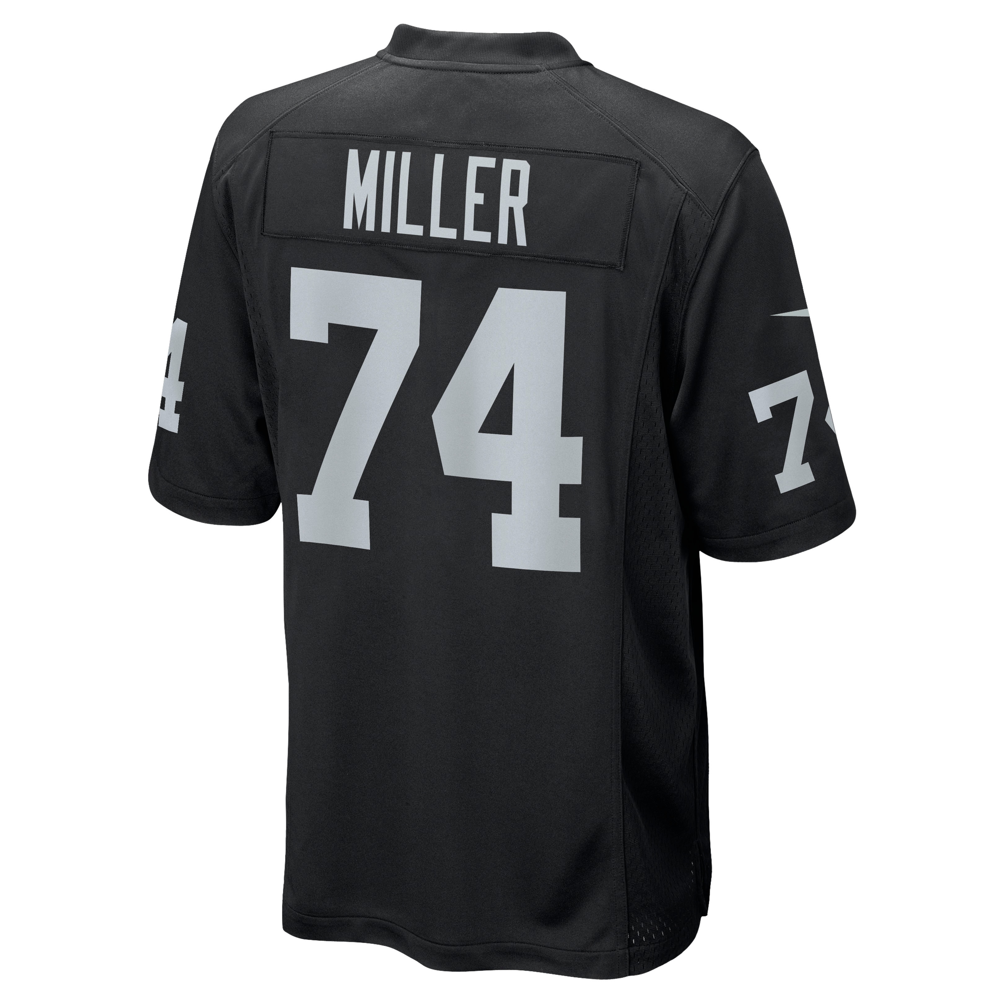 Men's Las Vegas Raiders Kolton Miller Black Game Jersey