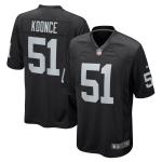 Men's Las Vegas Raiders Malcolm Koonce Black Game Jersey
