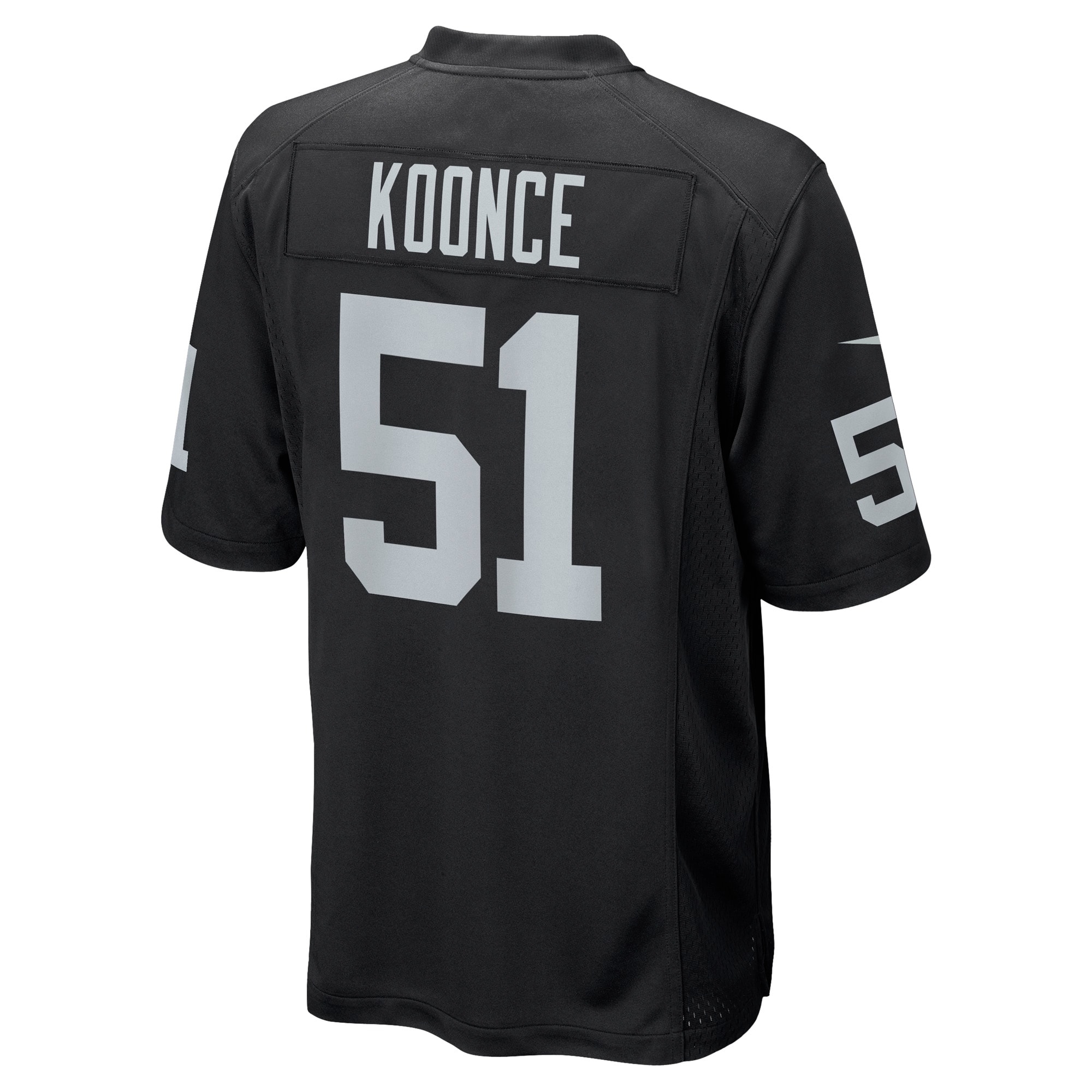 Men's Las Vegas Raiders Malcolm Koonce Black Game Jersey
