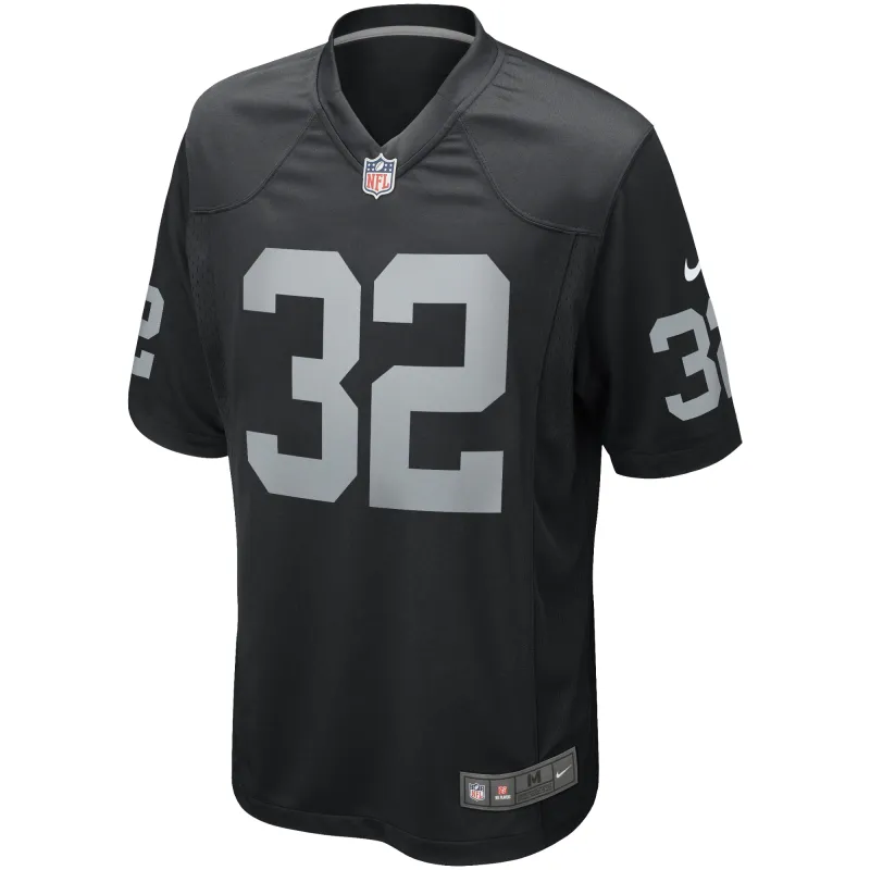 Men's Las Vegas Raiders Marcus Allen Black Game Retired Player Jersey