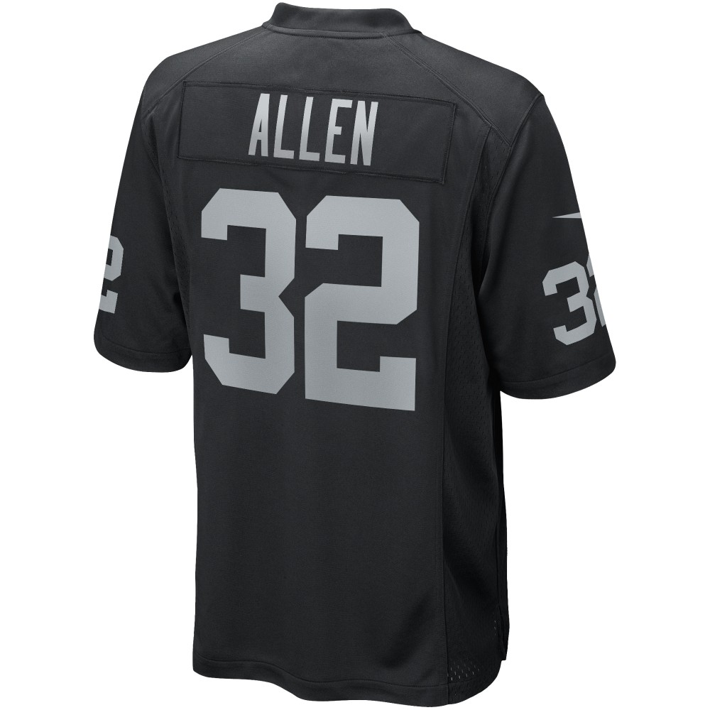 Men's Las Vegas Raiders Marcus Allen Black Game Retired Player Jersey