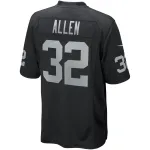 Men's Las Vegas Raiders Marcus Allen Black Game Retired Player Jersey