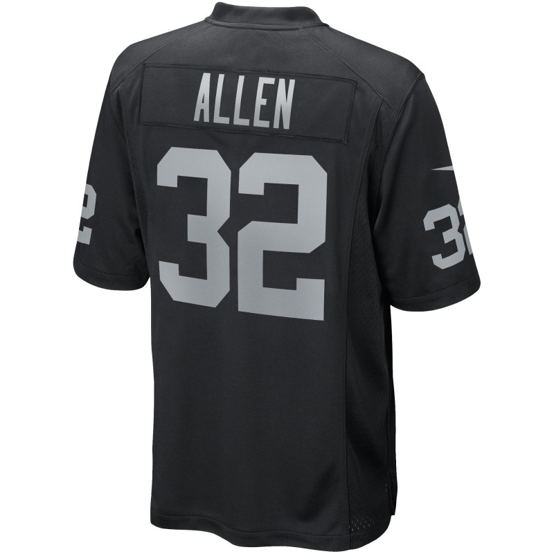 Men's Las Vegas Raiders Marcus Allen Black Game Retired Player Jersey