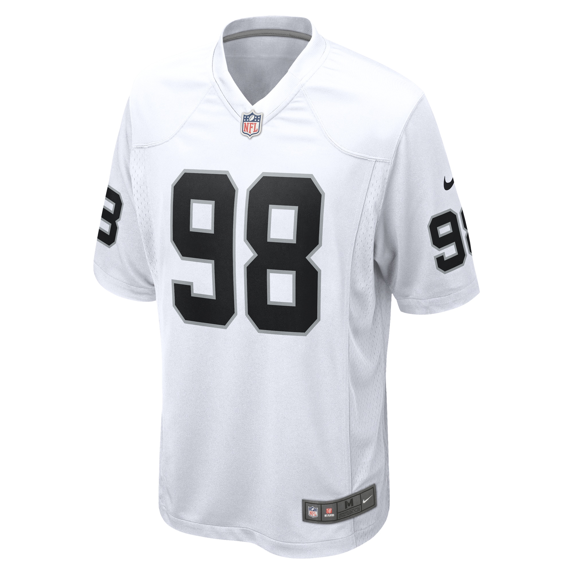 Men's Las Vegas Raiders Maxx Crosby White Game Jersey