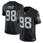 Men's Las Vegas Raiders Maxx Crosby Black Vapor F.U.S.E. Limited Jersey