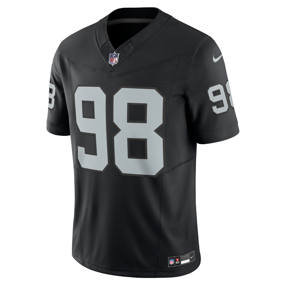 Men's Las Vegas Raiders Maxx Crosby Black Vapor F.U.S.E. Limited Jersey
