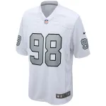 Men's Las Vegas Raiders Maxx Crosby White Alternate Game Jersey