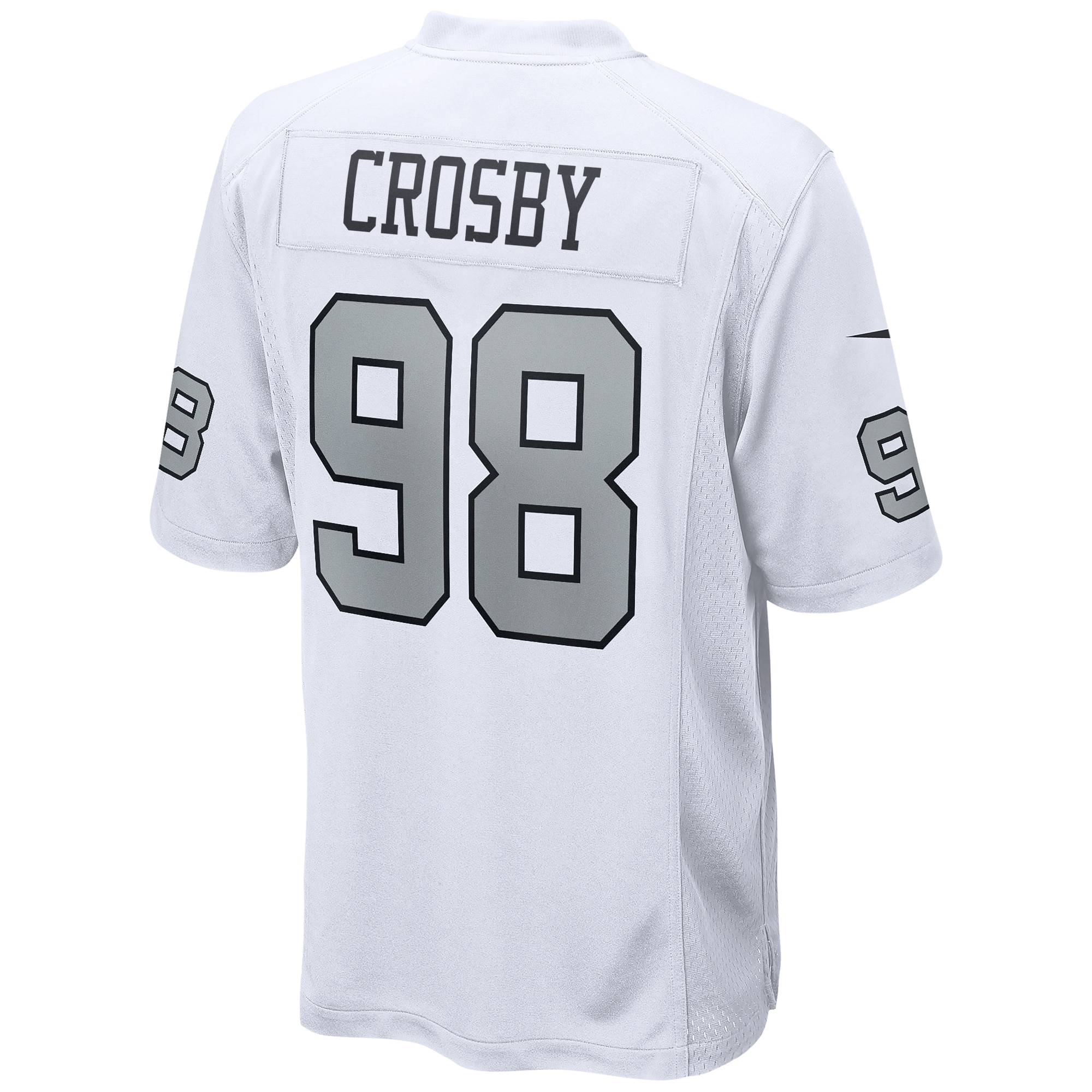 Men's Las Vegas Raiders Maxx Crosby White Alternate Game Jersey