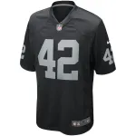 Men's Las Vegas Raiders Ronnie Lott Black Game Retired Player Jersey