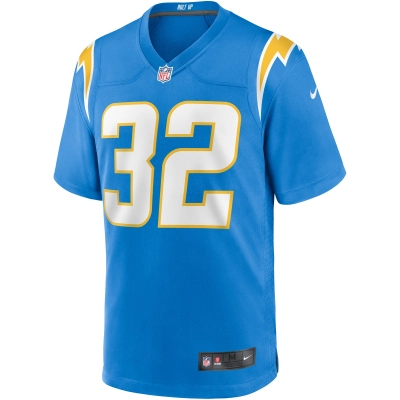 Men's Los Angeles Chargers Alohi Gilman Powder Blue Game Jersey 02