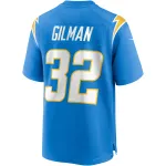 Men's Los Angeles Chargers Alohi Gilman Powder Blue Game Jersey