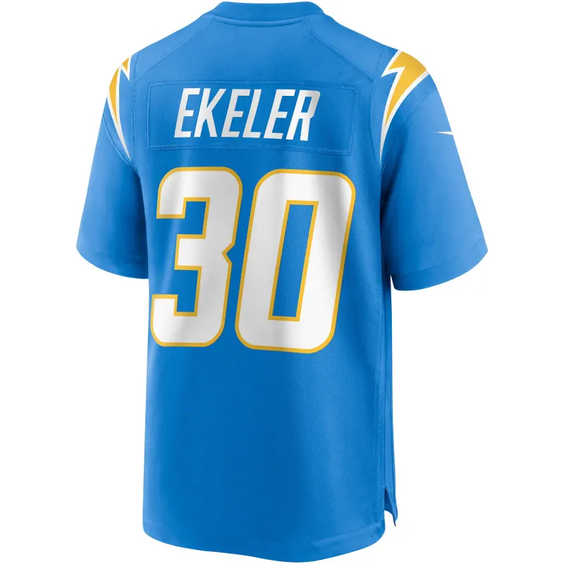 Men's Los Angeles Chargers Austin Ekeler Powder Blue Game Player Jersey