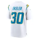 Men's Los Angeles Chargers Austin Ekeler White Game Jersey