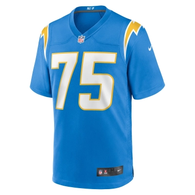 Men's Los Angeles Chargers Bradley Bozeman Powder Blue Game Jersey 02