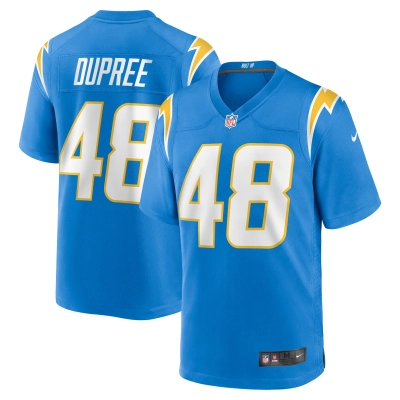 Men's Los Angeles Chargers Bud Dupree Powder Blue Team Game Jersey 01