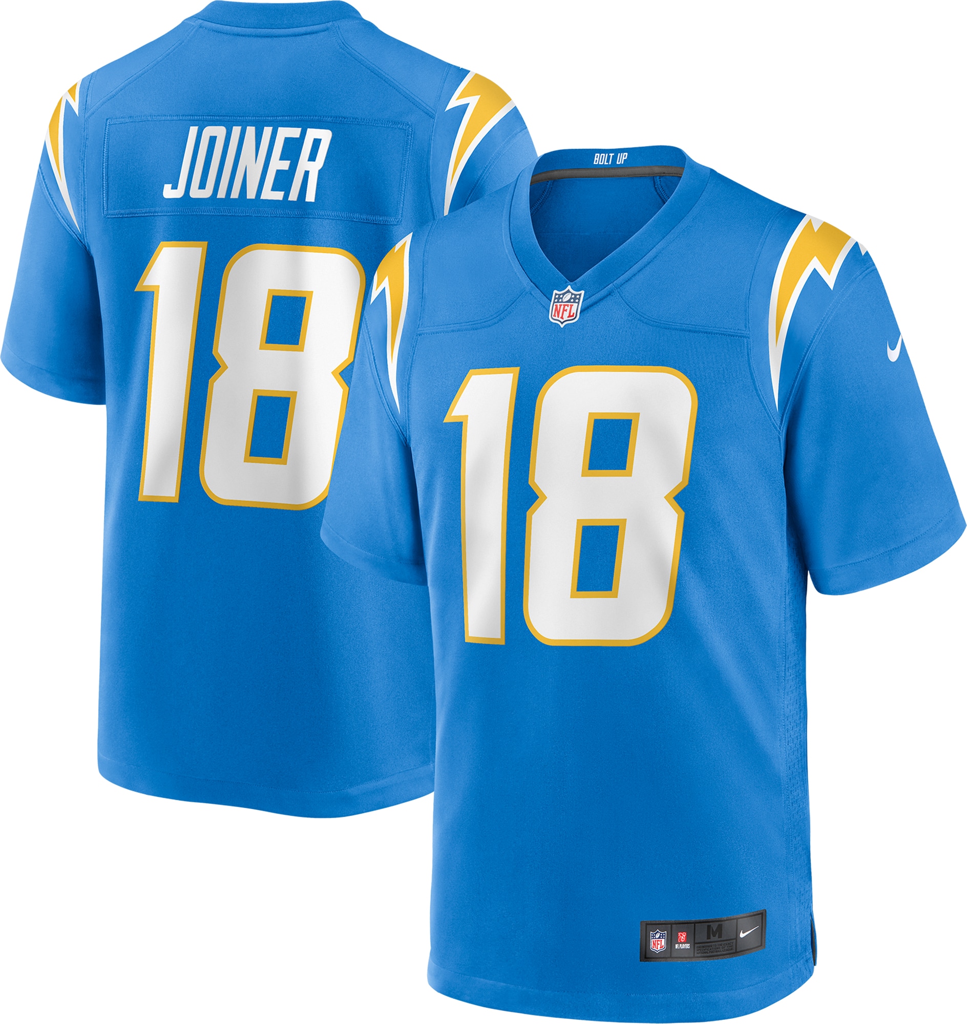 Men's Los Angeles Chargers Charlie Joiner Powder Blue Game Retired Player Jersey
