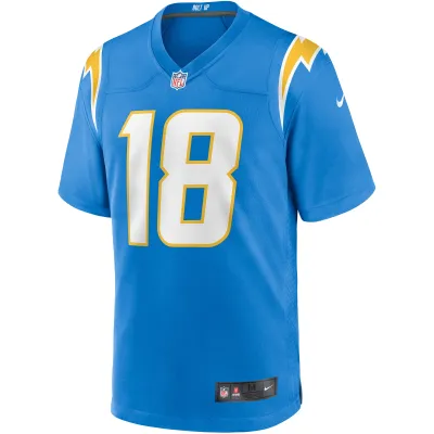 Men's Los Angeles Chargers Charlie Joiner Powder Blue Game Retired Player Jersey 02
