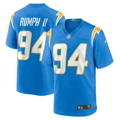 Men's Los Angeles Chargers Chris Rumph II Powder Blue Game Jersey 01