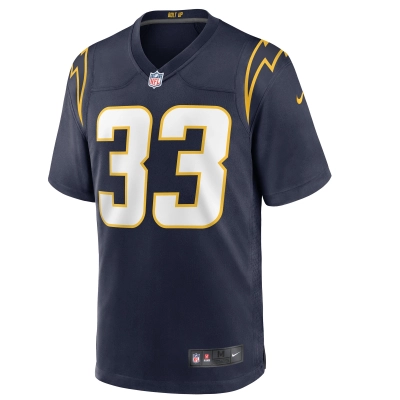 Men's Los Angeles Chargers Derwin James Navy Alternate Game Jersey 02