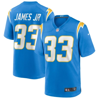 Men's Los Angeles Chargers Derwin James Powder Blue Game Player Jersey 01