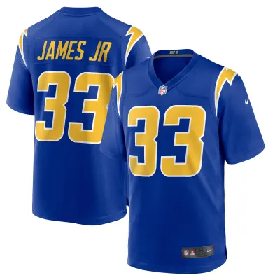 Men's Los Angeles Chargers Derwin James Royal 2nd Alternate Game Jersey 01