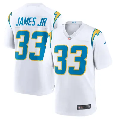 Men's Los Angeles Chargers Derwin James White Game Jersey 01