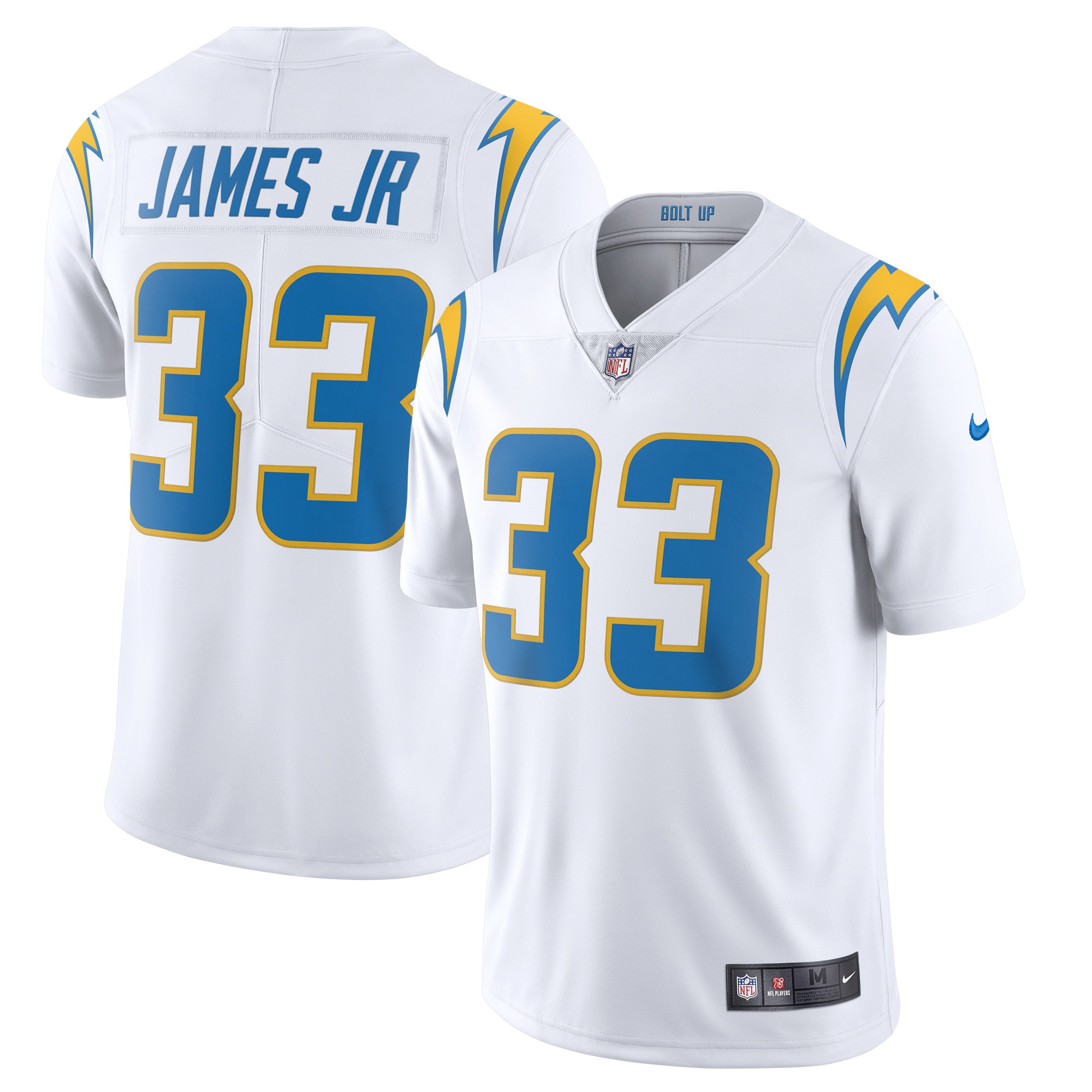 Men's Los Angeles Chargers Derwin James White Vapor Limited Jersey