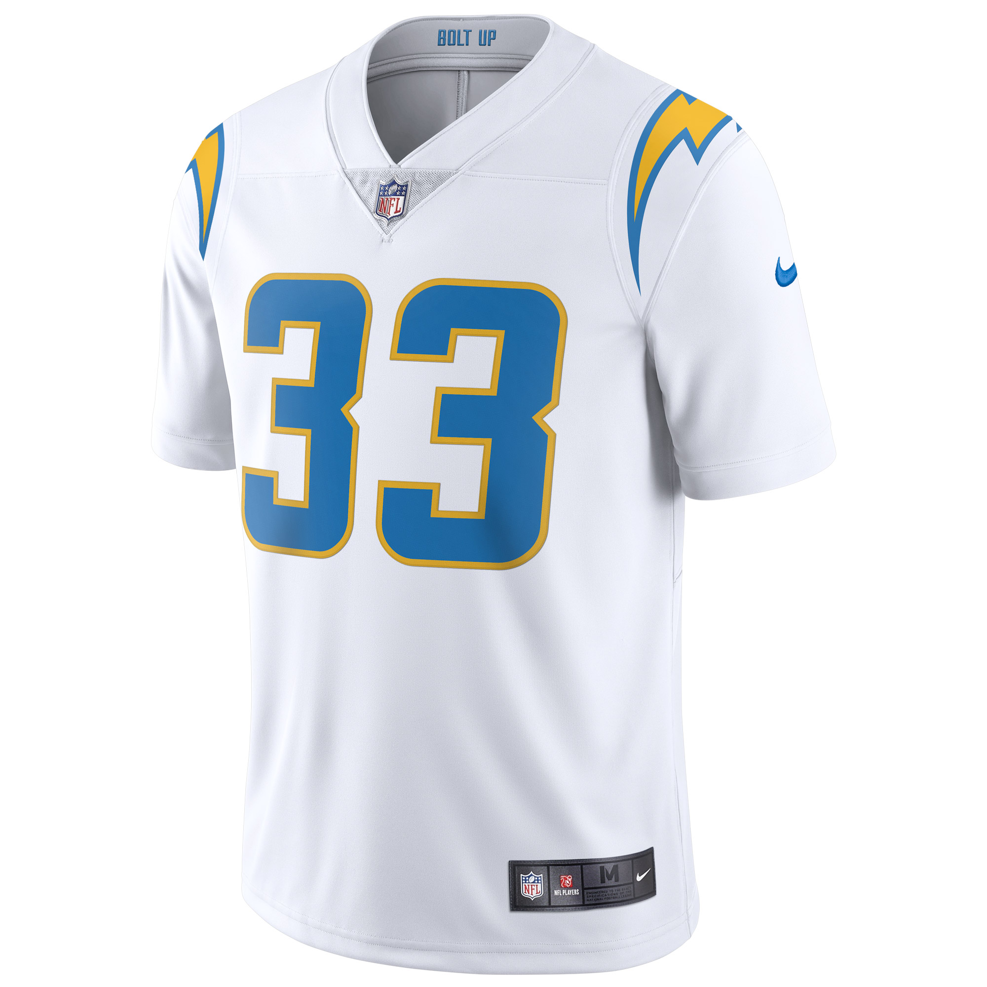 Men's Los Angeles Chargers Derwin James White Vapor Limited Jersey