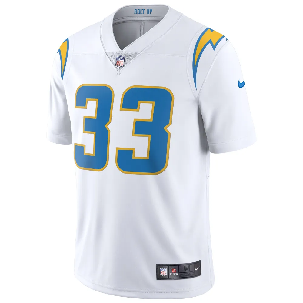 Men's Los Angeles Chargers Derwin James White Vapor Limited Jersey
