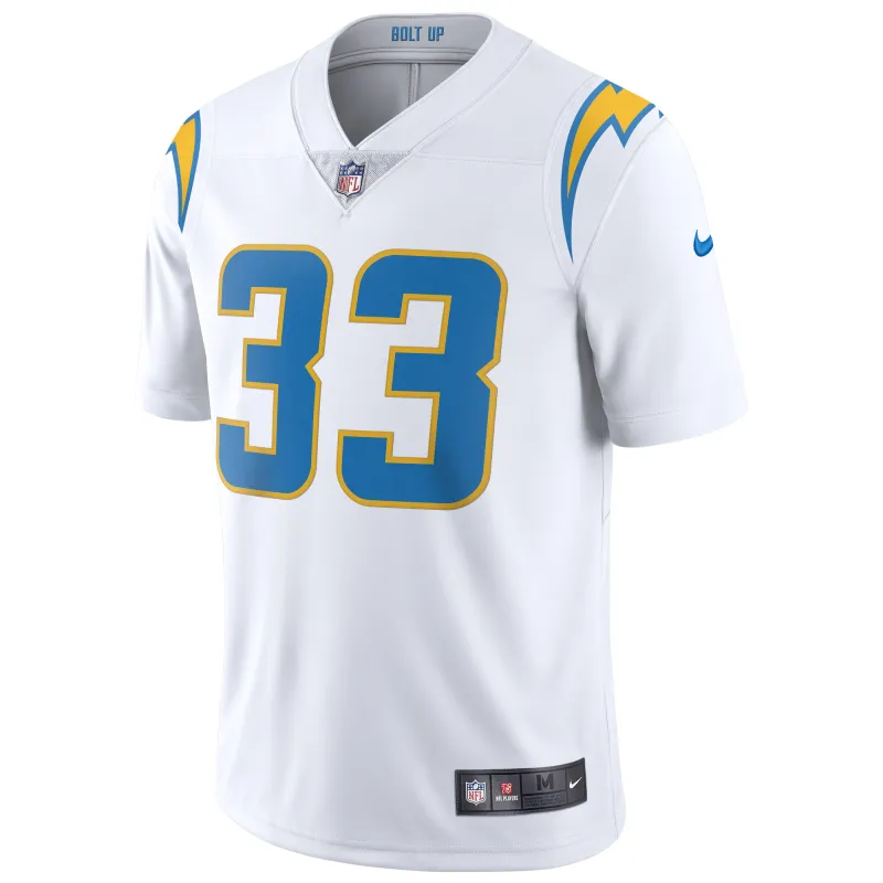 Men's Los Angeles Chargers Derwin James White Vapor Limited Jersey