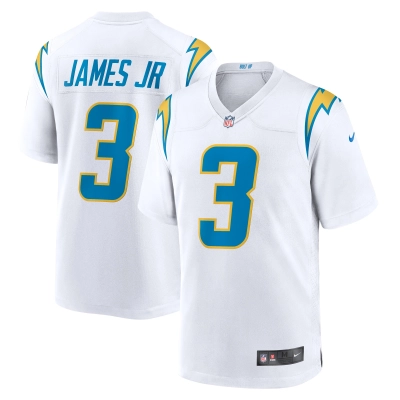 Men's Los Angeles Chargers Derwin James Jr. White Game Jersey 01