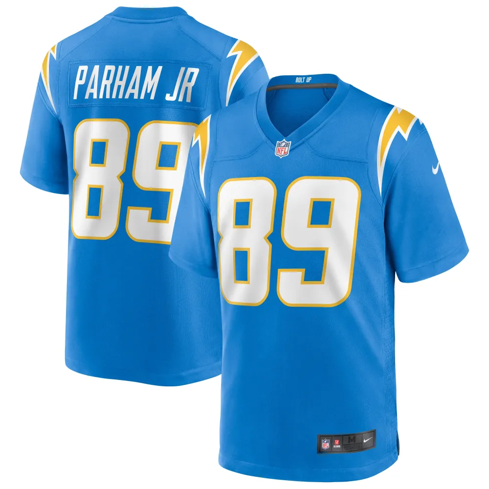 Men's Los Angeles Chargers Donald Parham Jr. Powder Blue Game Jersey