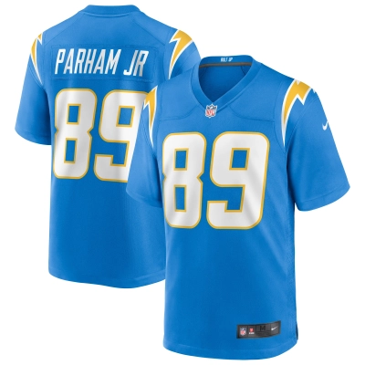 Men's Los Angeles Chargers Donald Parham Jr. Powder Blue Game Jersey 01