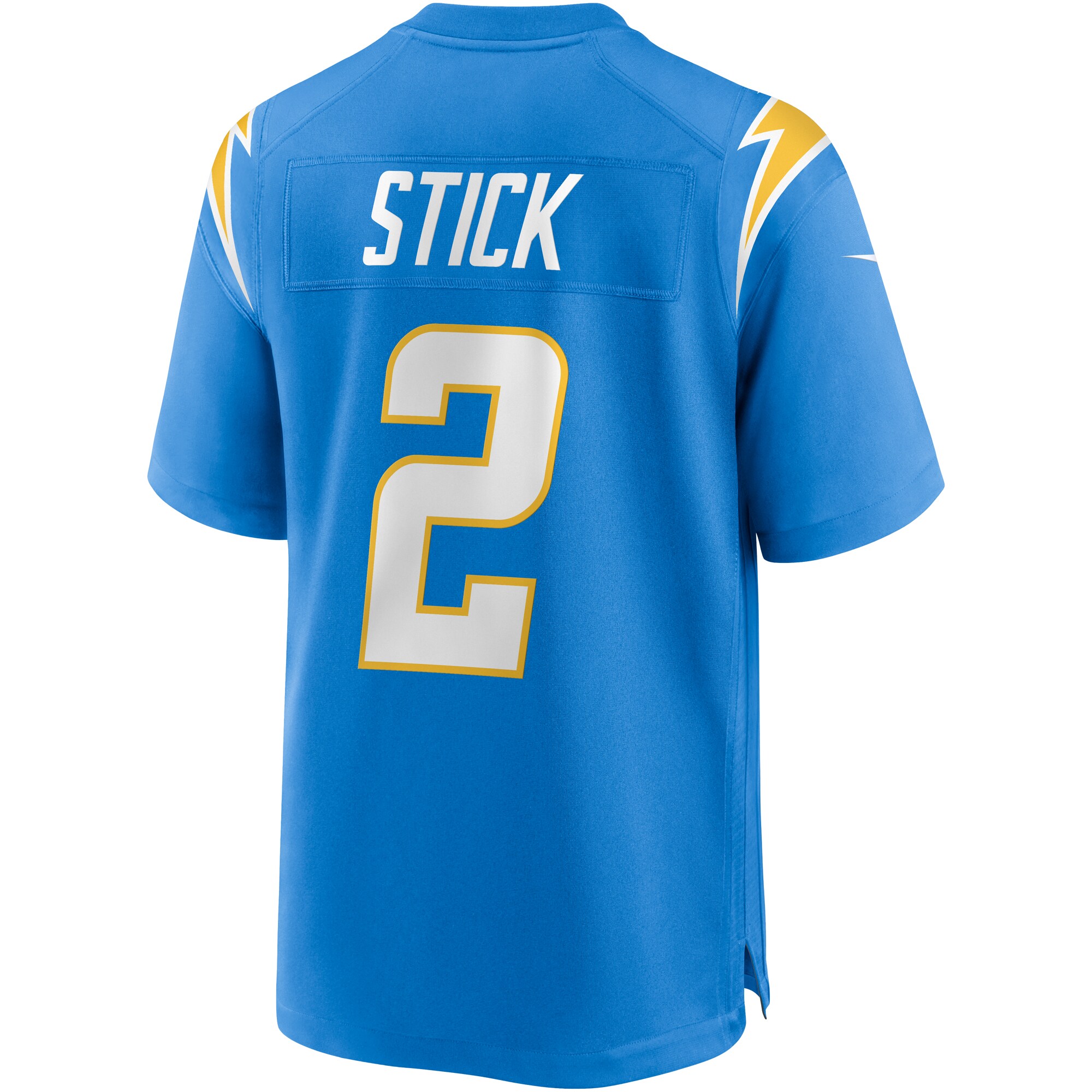 Men's Los Angeles Chargers Easton Stick Powder Blue Game Jersey