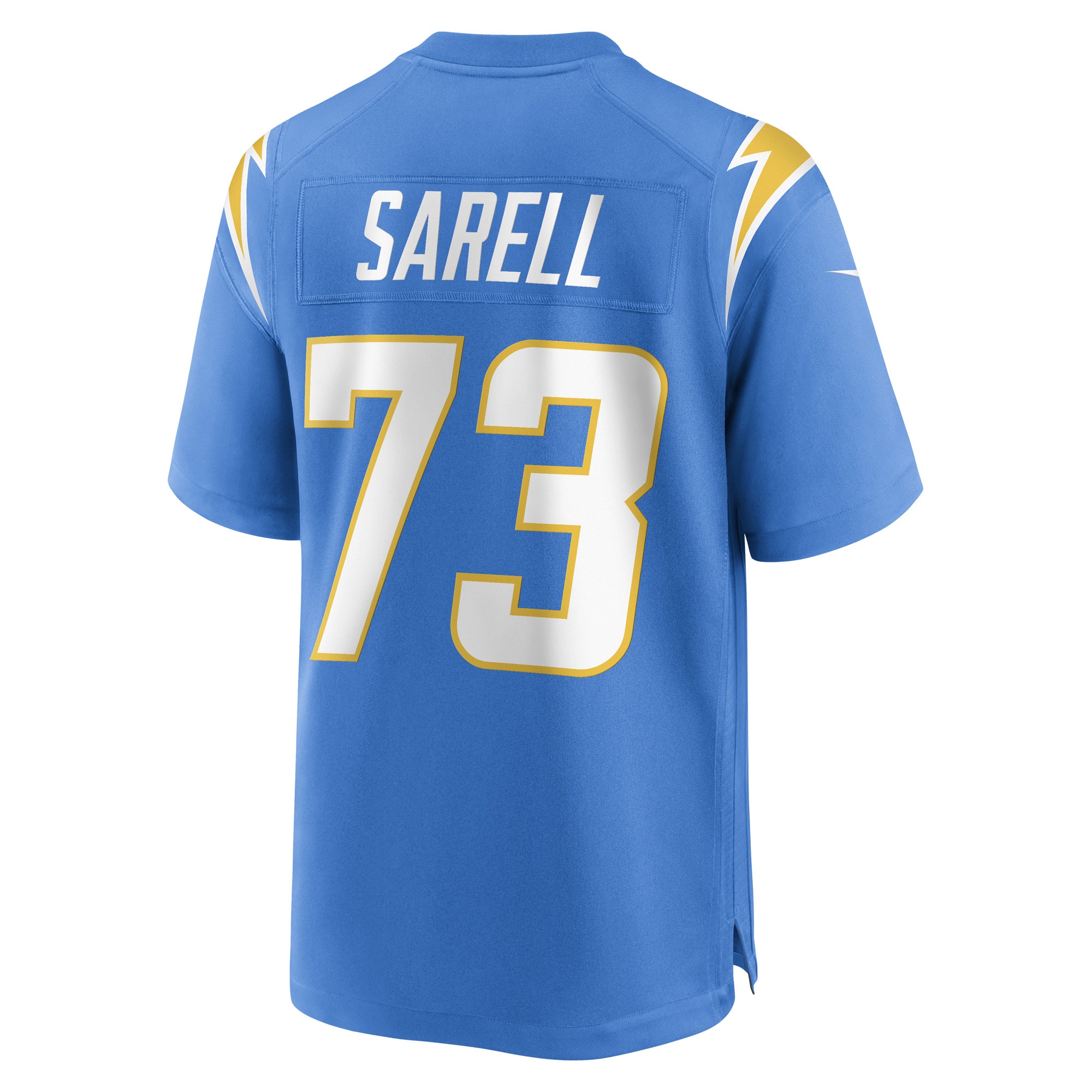 Men's Los Angeles Chargers Foster Sarell Powder Blue Game Player Jersey