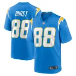 Men's Los Angeles Chargers Hayden Hurst Powder Blue Game Jersey