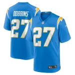 Men's Los Angeles Chargers J.K. Dobbins Powder Blue Team Game Jersey