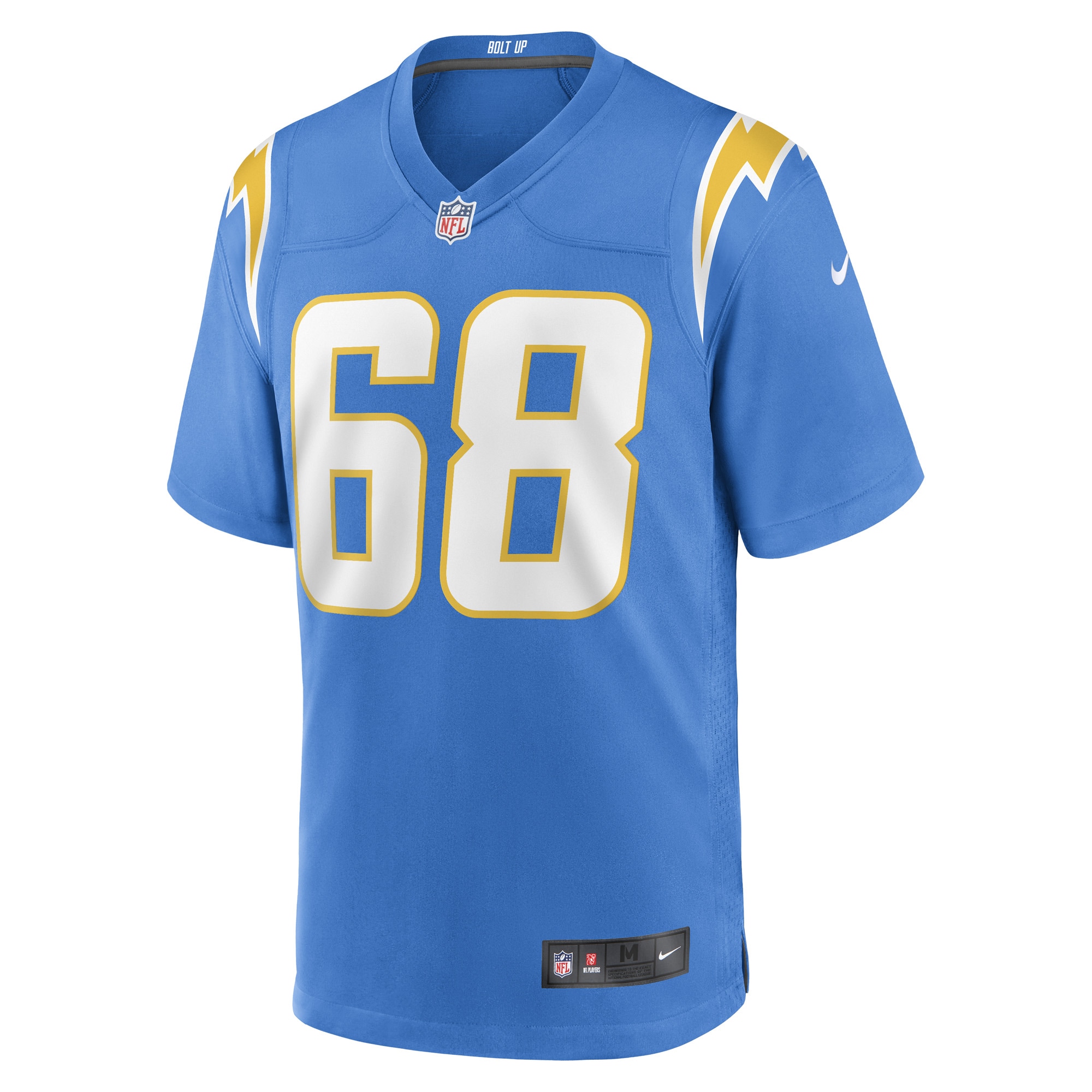 Men's Los Angeles Chargers Jamaree Salyer Powder Blue Game Player Jersey